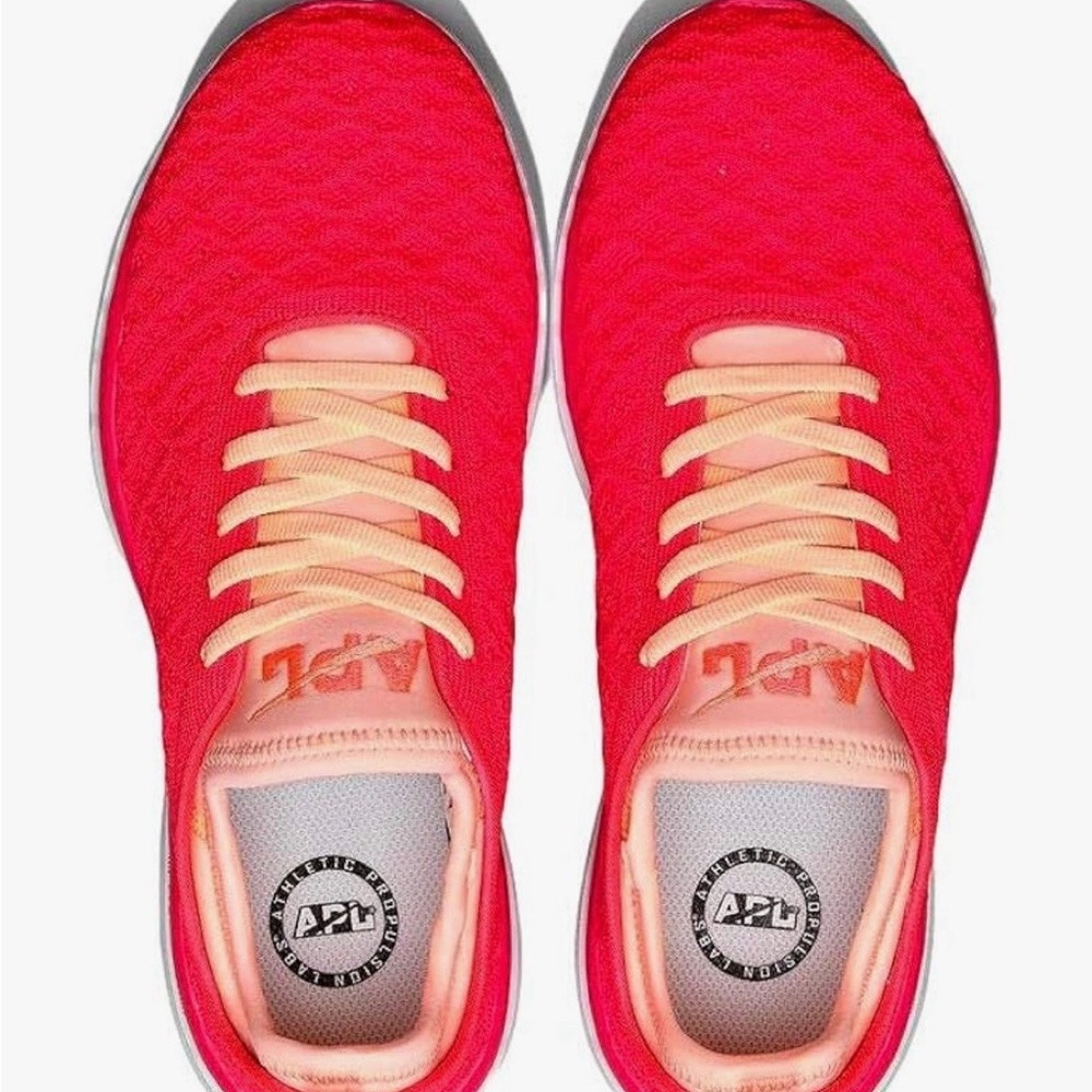 APL TechLoom Phantom Pink Peach Running Shoes Sneakers Womens 10
